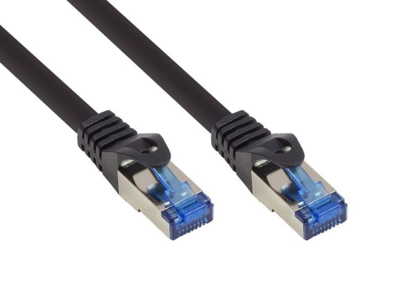 Good Connections 0,5m RNS Patchkabel SmartFLEX CAT6A S/FTP PiMF schwarz 8060-SF005S