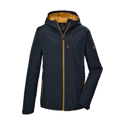 Outdoorjacke KILLTEC "KOS 110 MN JCKT", Herren, Gr. XXL, schwarz, Oberstoff: 100% Polyester (recycelt), Futter: 100% Polyester, Jacken Outdoorjacke, Funktionsjacke: leicht, wind- und wasserdicht, atmungsaktiv, packbar