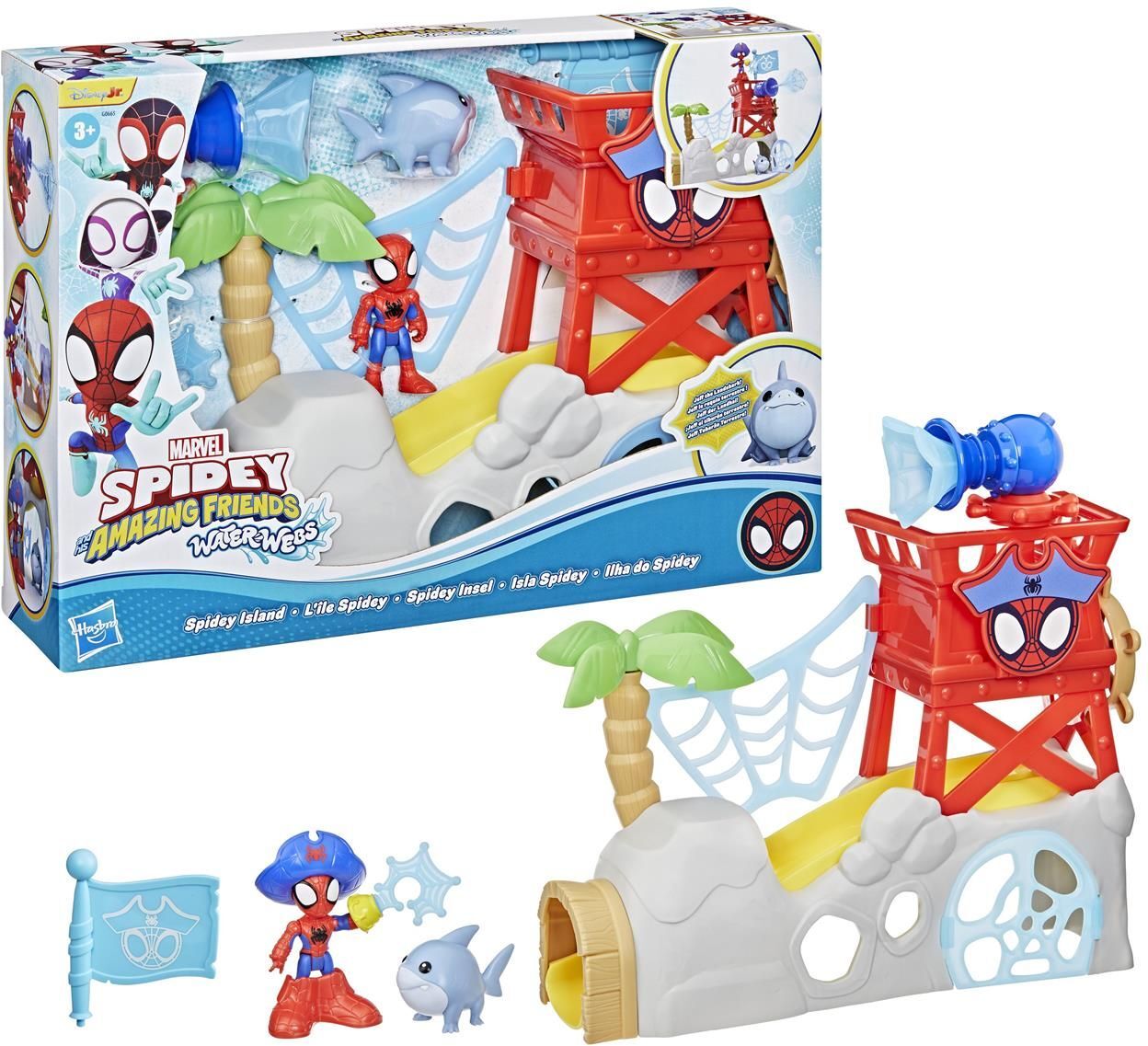 Hasbro Spidey And His Amazing Friends Water Webs: Spidey Island - Playset