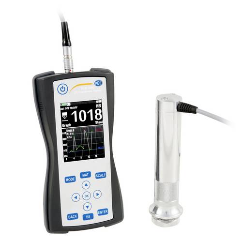 PCE Instruments Ultraschall-Härteprüfgerät PCE-3500-98 |Prüfung HRC,HRB,HV,HB,MPa |inkl. 98N Sonde |Messrichtung 360°