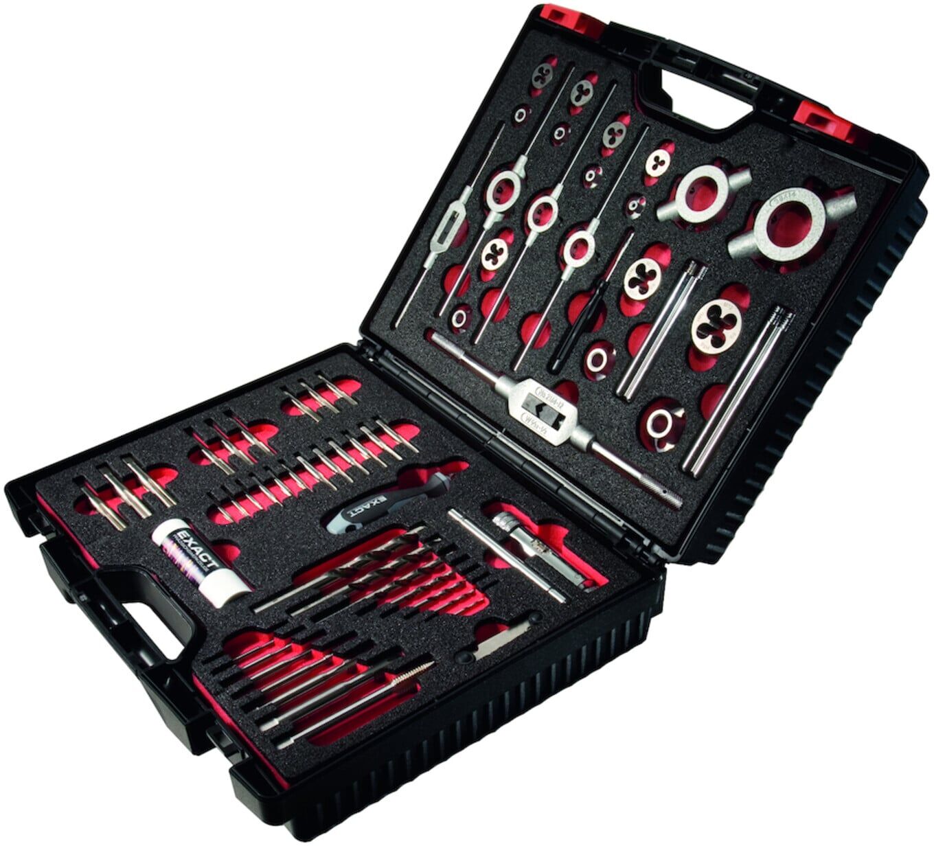 Exact Gewindeschneidwerkzeug- Set HSSE 61-teilig M3-M12 (3570521)