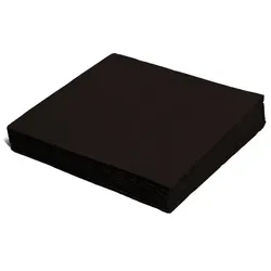 Serviette (PAP FSC Mix) 2-lagig schwarz 24 x 24 cm