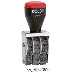 Colop Datumstempel »04000« schwarz, 3.5x8x2.5 cm
