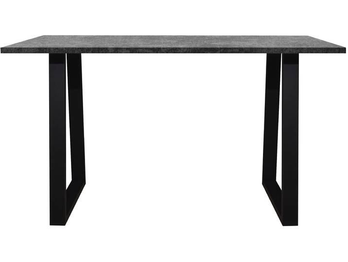 Tresentisch MÄUSBACHER Bartresentisch Metall , schwarz (schwarz feinstruktur, graphit, schwarz feinstruktur, graphit), B:180cm H:109cm T:90cm, Tische, Tresentisch, Bartresentisch Metallgestell, Höhe 109 cm