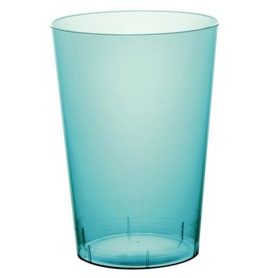 900 Mehrweg Becher türkis transparent Plastikbecher 230ml Wiederverwendbar bunt