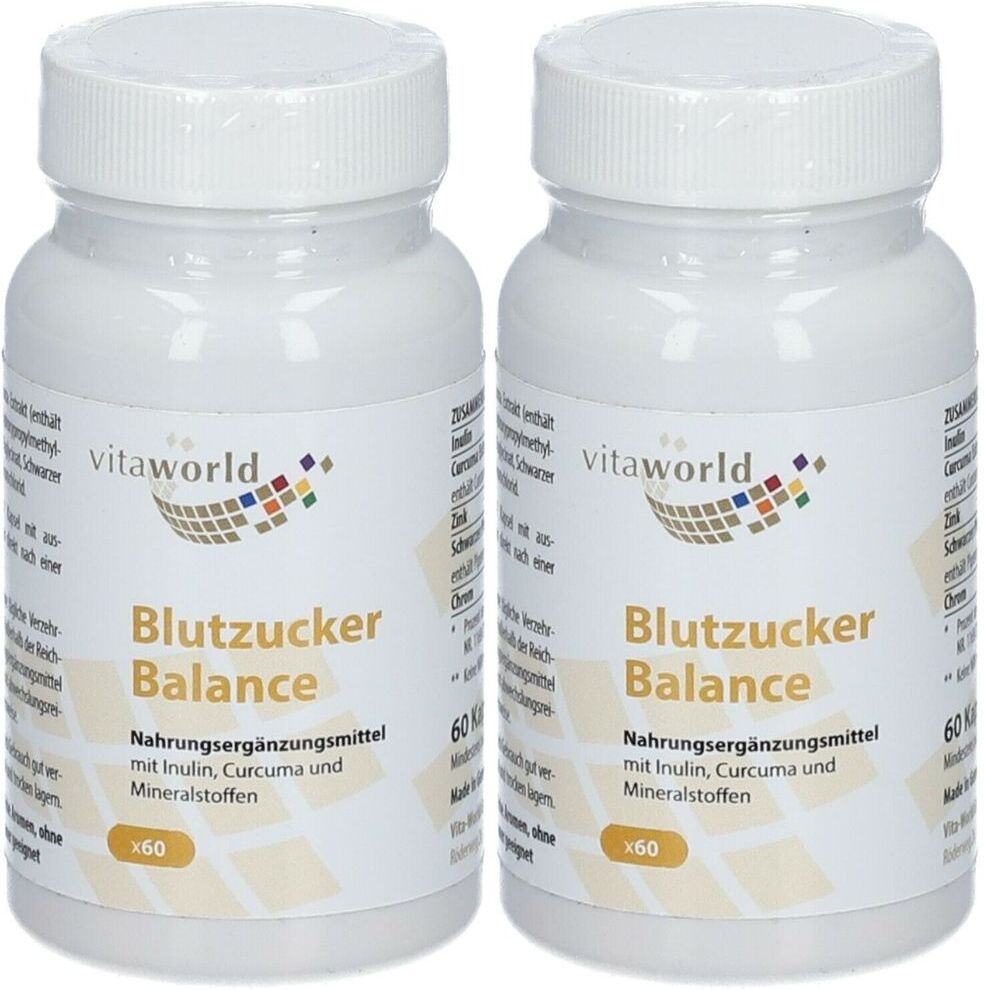 vitaworld Blutzucker Balance Kapseln 2x 2x60 St