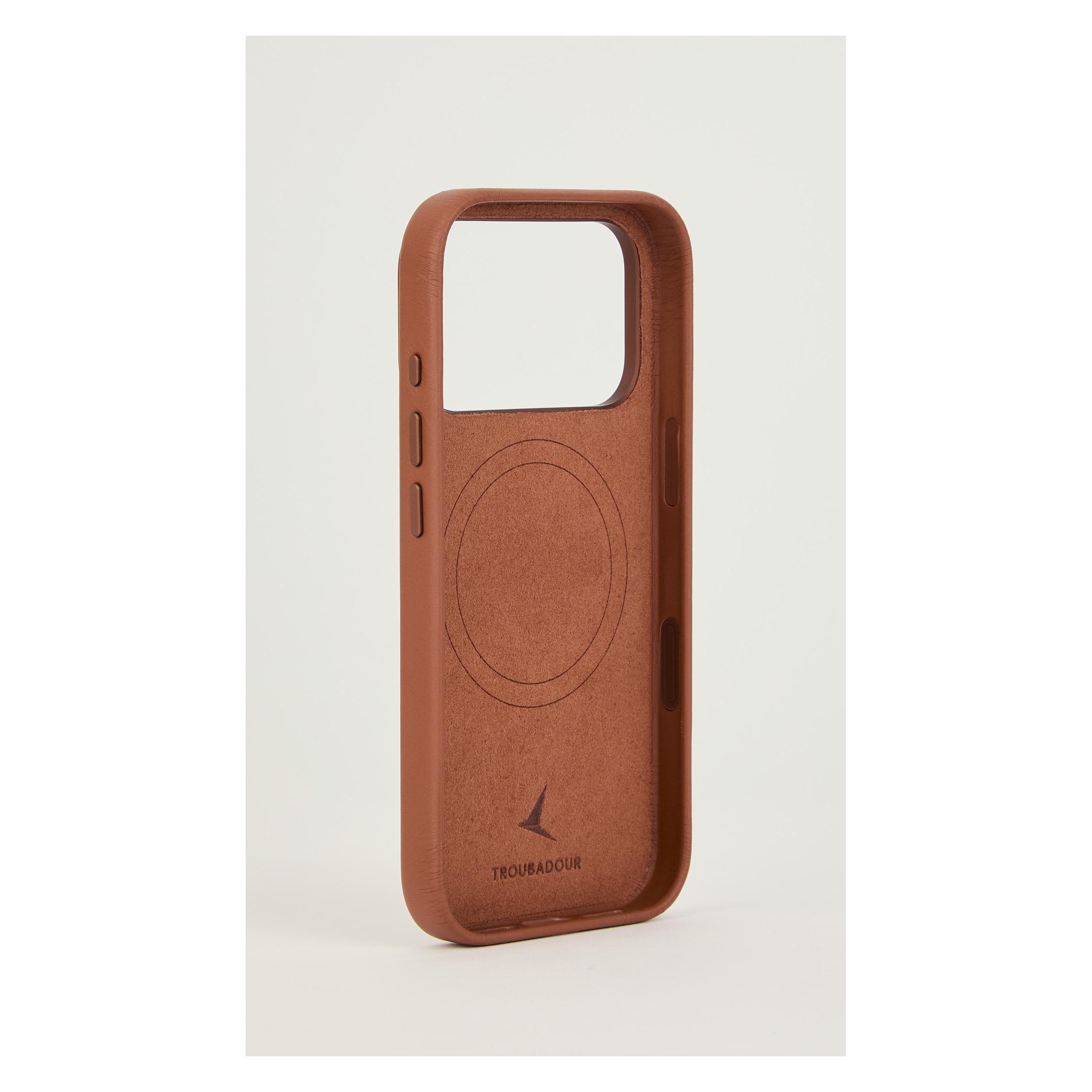 Mujjo Troubadour Lederhülle - Lederetui für das iPhone 18 Pro / 17 Pro, kompatibel mit MagSafe (beige) (Apple iPhone 17 Pro, Apple iPhone 18 Pro) (MUJJO)