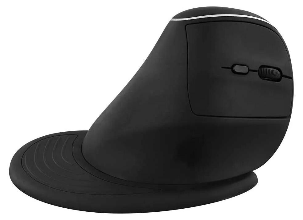 Tnb Mwergovpro Verticale Muis voor Rechtshandigen, Bluetooth en USB Type-A, 3600 DPI, Zwart