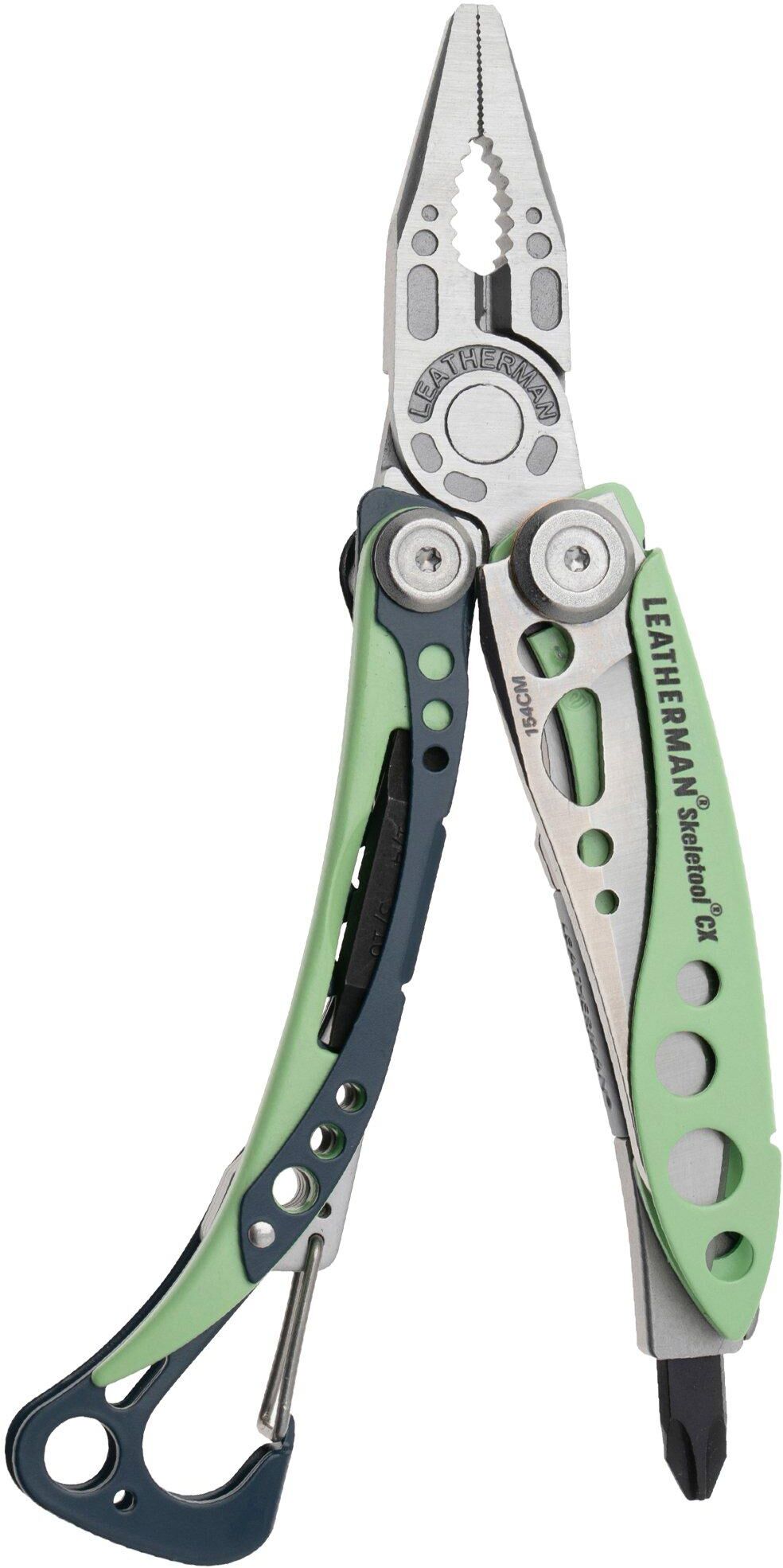 Leatherman Skeletool CX 833123 Verdant, pinza multiuso