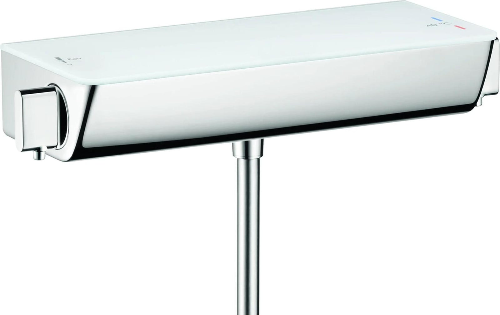 Hansgrohe Ecostat Thermostat Select douchethermostaat opbouwmodel wit/chroom met safety stop en waterbesparende functie