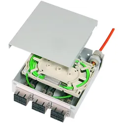 Telegärtner Telegärtner, TS-Verteiler 6xLC-D Spleißkassette, Server Zubehör, Grau