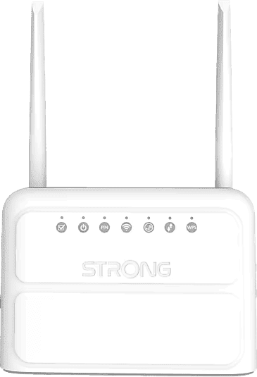 Router - Strong 4GROUTER360, 300 Mbit/s, Velocidad Wi‑Fi 7, Doble banda, 5 Antenas, Blanco