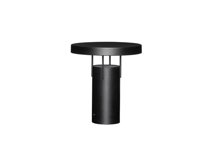 Hübsch HÜBSCH LED-Akku-Tischlampe BringMe, schwarz matt, Höhe 28 cm dimmbar, schwarz, Metall, Modern