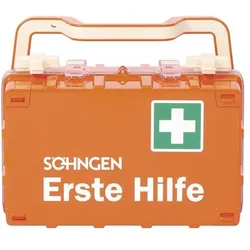 Söhngen, Erste Hilfe Set, Erste-Hilfe-Koffer orange DYNAMIC-GLOW S Standard DIN 13157 (Verbandskasten)