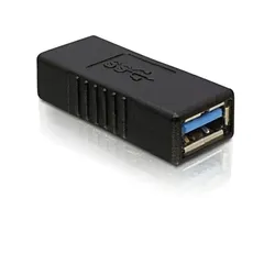 DeLOCK USB 3.0-A Adapter USB-A Schwarz