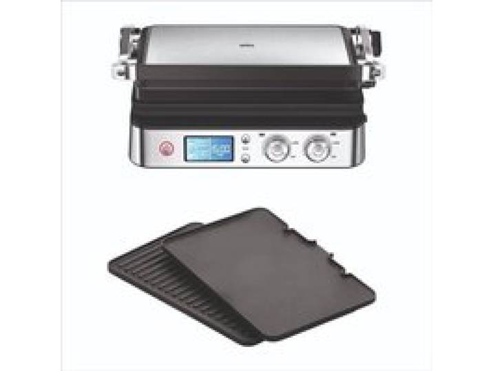 Grill multifonctions - BRAUN - Multi Grill 9 - 2000 W - 3 positions de chauffe - Noir / Acier