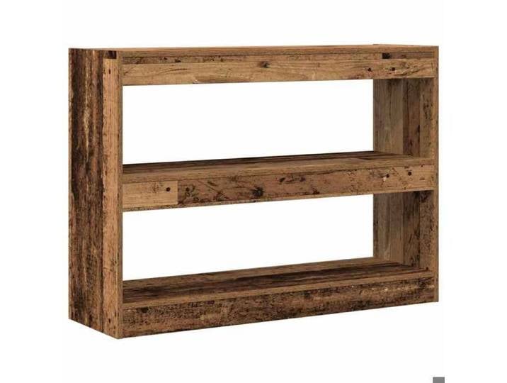 Réduction - Bibliothèque/Paravent Bibliothèque en bois，Meuble Étagère - Grand espace - en bois vieilli 100x30x72 cm Fabriqué en
