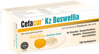 Cefak KG CEFACUR K2 Boswellia Hartkapseln 49,4 g 16023983