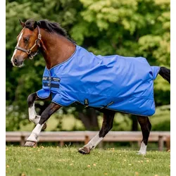 Horseware Amigo Hero Ripstop lite 0g Turnout Decke wasserdicht Blue/Navy&Grey, Horseware Deckengröße: 85 cm / 4'3