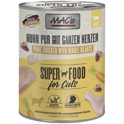 MAC ́s CAT Huhn PUR mit ganzen Herzen 6x800 g