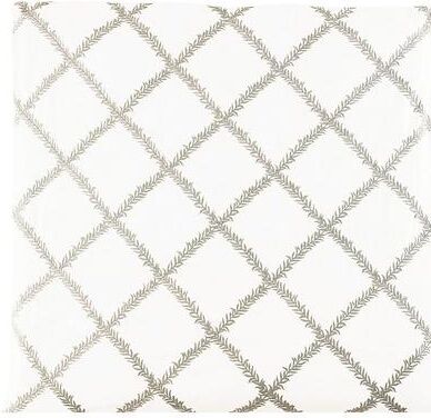 Lucian Embroidered Trellis Duvet Cover - Spa, Full/Queen - Ballard Designs