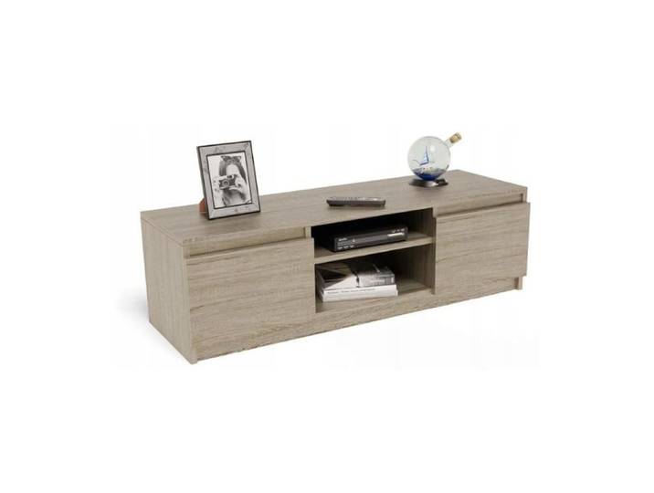 Armoire RTV 120cm - Chêne Sonoma - 120x40x36 cm - Meuble Moderne