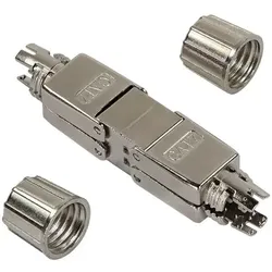 LogiLink MP0057 Drahtverbinder Cat.6A, Cat.7, Cat.7A Metallisch