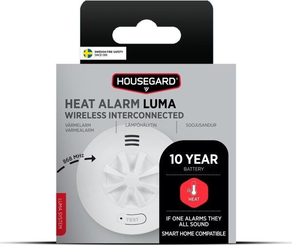 Housegard Ha450 Luma Trådløs Varmealarm