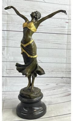 Bronzhaus Paul Philippe Russian Dancer Vintage Reproduction Bronze Sculpture Statue Figure