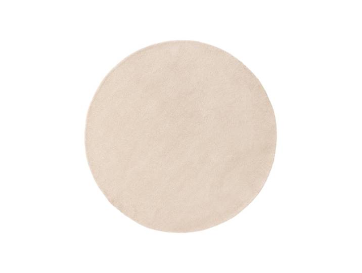 Tapis de laine crème d 100 rond