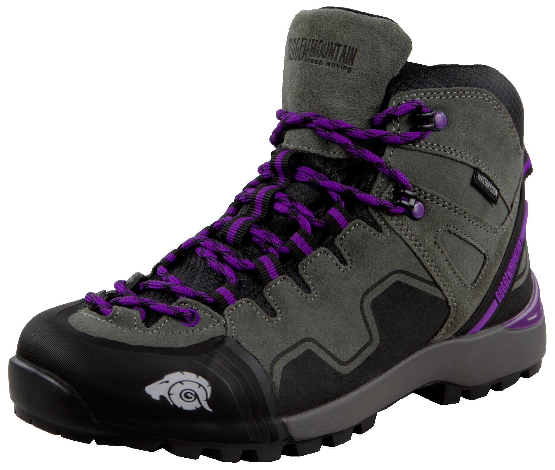 Trekking- en Wandelschoenen voor Dames, Suède, Grijs
