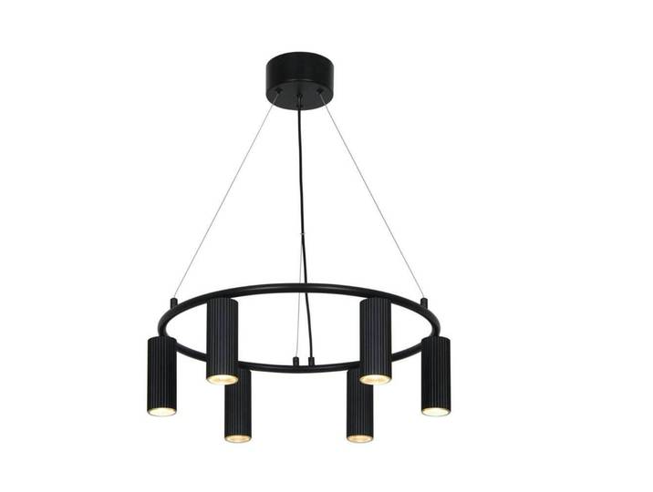 Vico Chandelier Suspension Noir - Nordlux - Salle à manger - Aluminium - Multi-ampoules