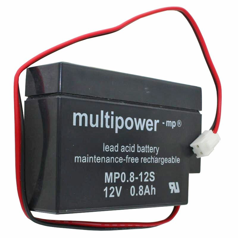 Multipower MP0,8-12 loodaccu met JST-connector
