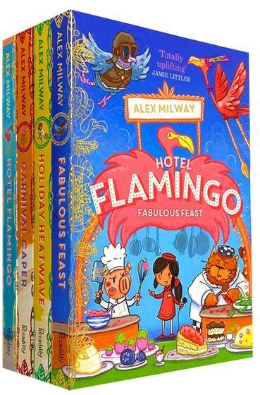 Hotel Flamingo Series By Alex Milway 4 Books Collection - Ages 5-8 - Paperback Bonnier Books Ltd