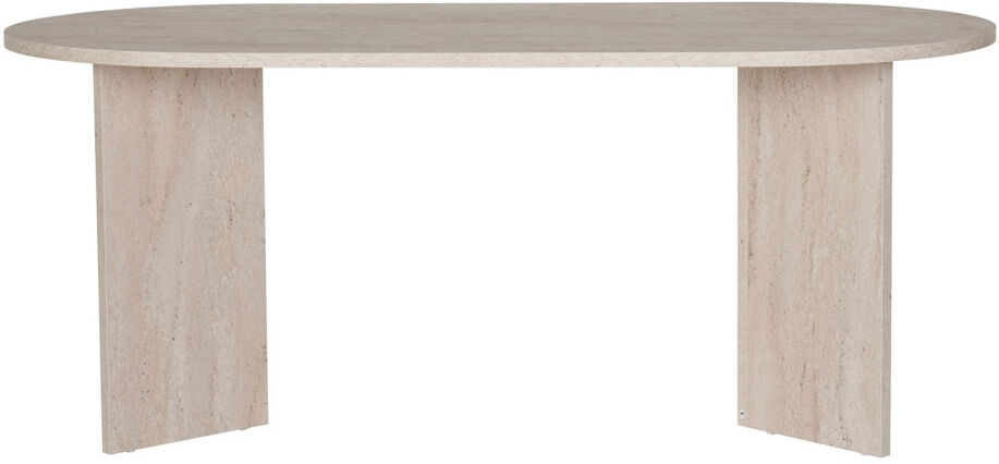 17 Stories Teiah Modern Particle Board Dining Table, For classic or Contemporary Spaces Travertine 75cm H x 180cm W x 90cm D