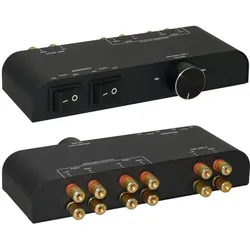 MicroConnect Speaker Control 4 way, Soundkarte, Schwarz