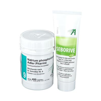 Schüssler Paket für fette Haut Akne Mitesser 1 St Set