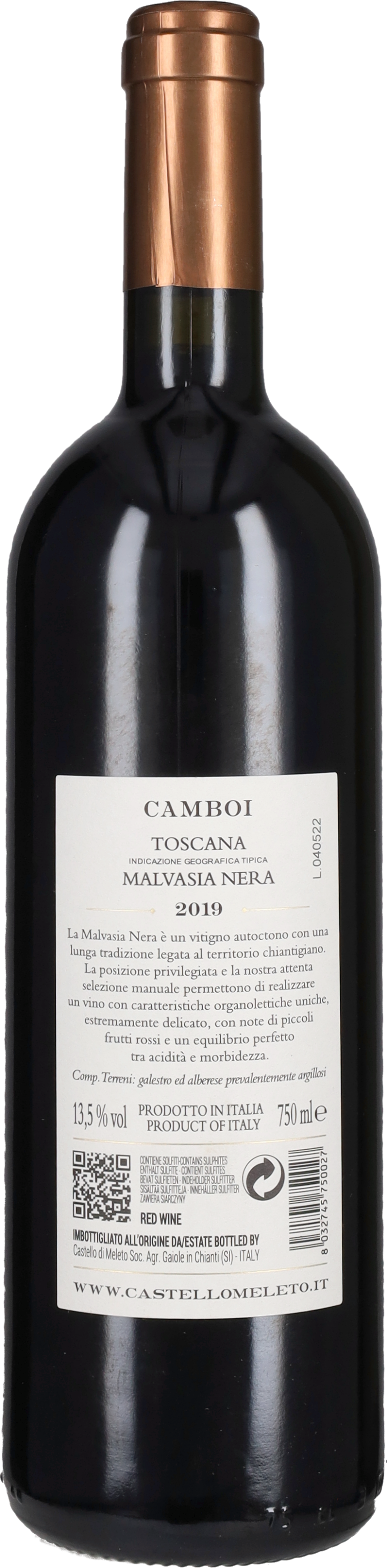 Malvasia Nera 'Camboi' Castello di Meleto 2020