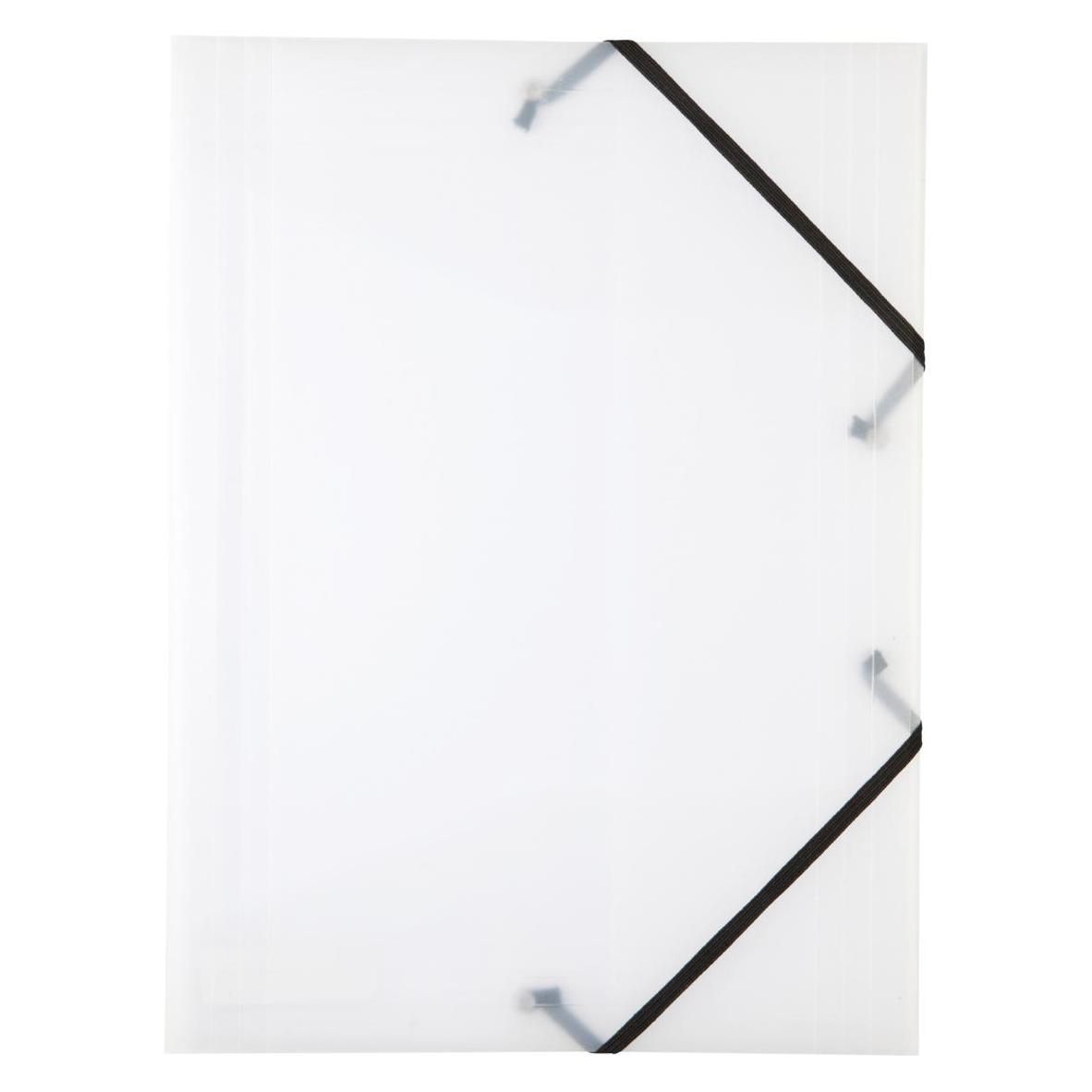 Idena Sammelmappe A3 PP mit Gummizug weiss (A3, 1x) (22691808)
