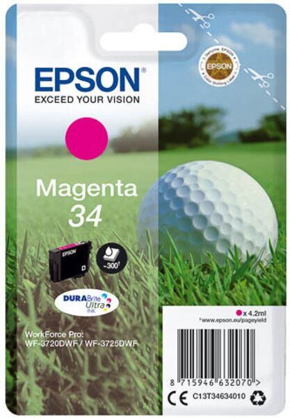 Epson 34 (C13T34634010) - Magenta - Cartouche d'encre