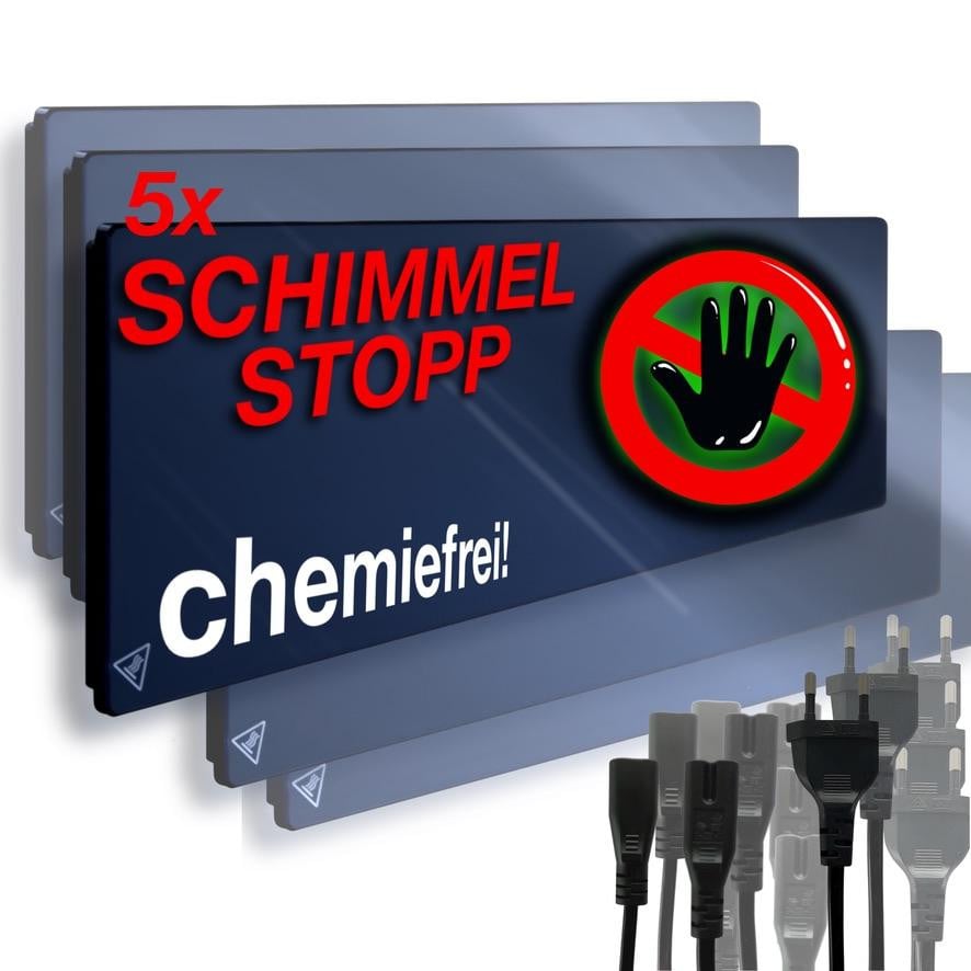 InfraROTmed Mold Buster 5x Schimmelverwijderaar met infraroodtechnologie, chloorvrij en chemievrij