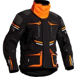 Lindstrands Sunne, Textiljacke wasserdicht - Schwarz/Orange - 52