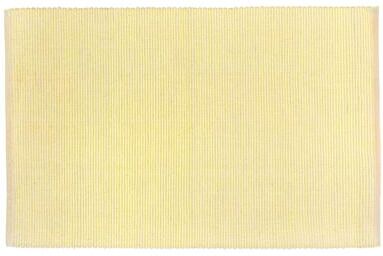 IH Casa Decor Chambray Ribbed Placemat Butter 13 X 19 - Set of 12