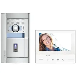 Bticino 905282 Flex”ONE Video-Set, Türstation SFERA (1 und 2 Ruft.) inkl. Ekey + CLASSE300 X13E