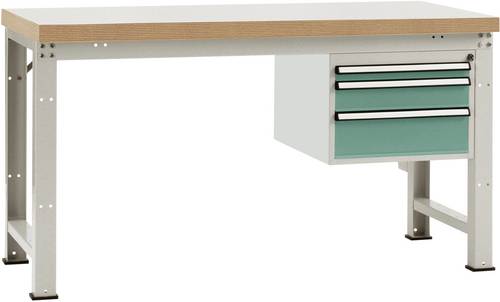 Manuflex WP5412.0001 Werkbank Grau, Grün