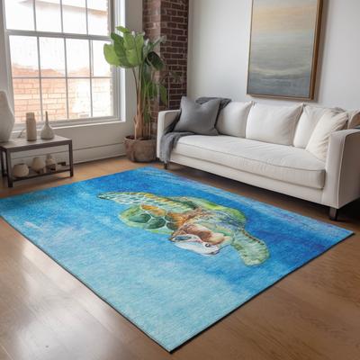 Addison Rugs Premium Washable Super Soft Turtle Life Mayfield Rug
