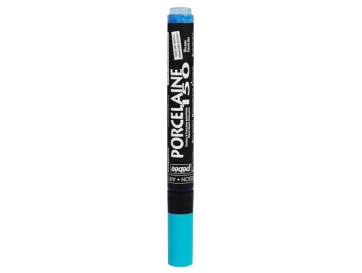 Pebeo Porcelaine 150 Porseleinen stift met ronde punt, Peacock Blue, Peacock Blue