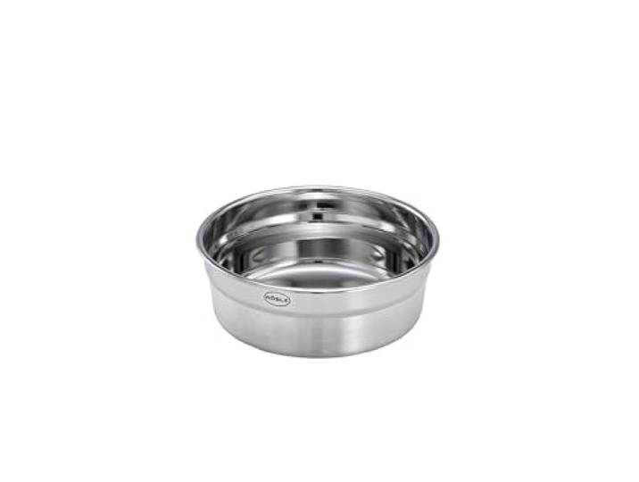 RÖSLE Dose FLEXX 2GO 0,4 L rund, Lunchbox aus Edelstahl, silbern
