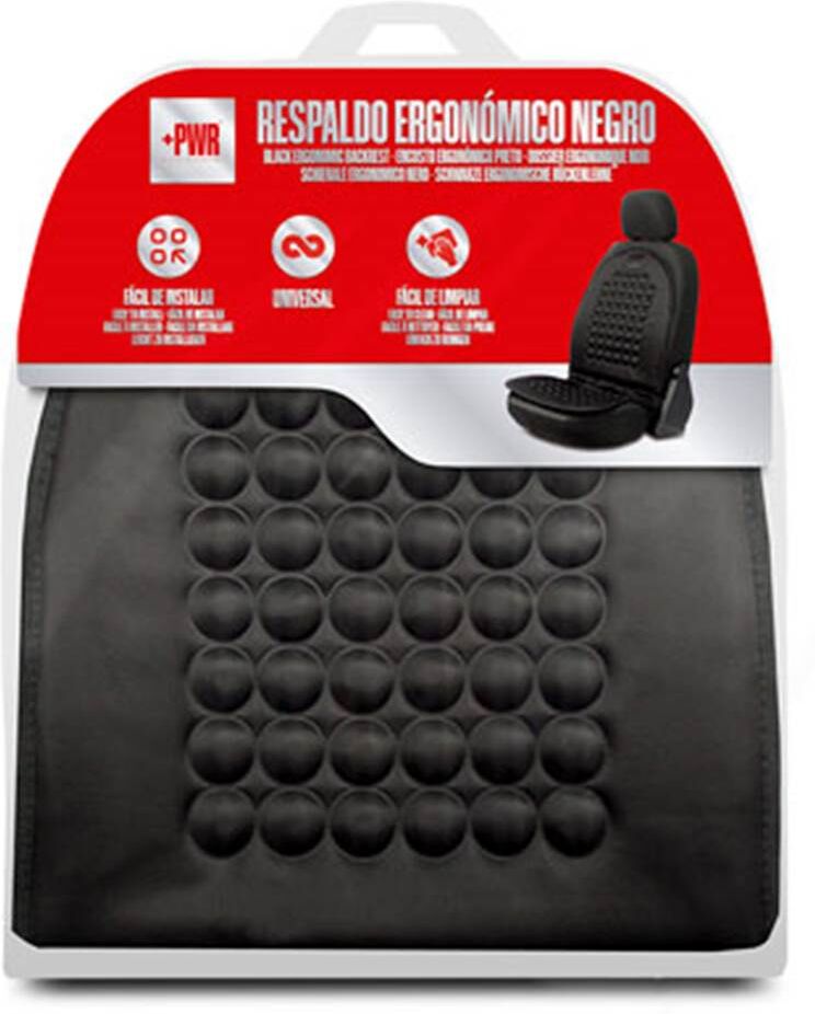 Encosto do banco do automóvel ergonómico preto Plus Power