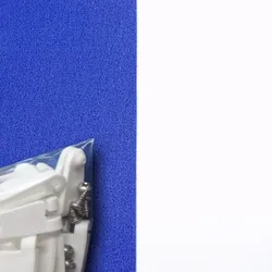 POWERTEC Sonnensegel 270x140cm blau/weiß